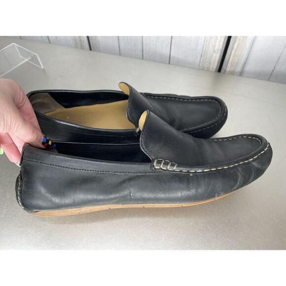 Cole Haan Men Tucker Venetian Slip On Driving Loafer Shoes 11M Black Leather main image 6